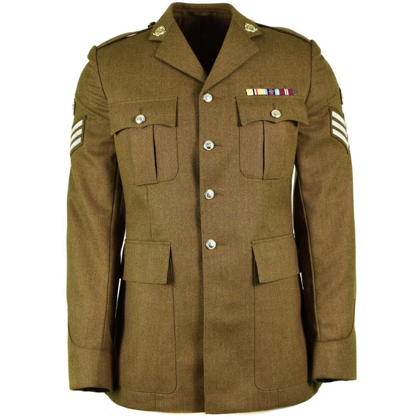 Original Britische Militär Formelle Jacke Militäruniform Ausgabe Khaki Neu