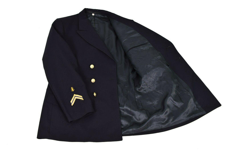 Original Deutsche Armee Marines Anzugjacke dunkelmarineblau Formale Uniform Militär