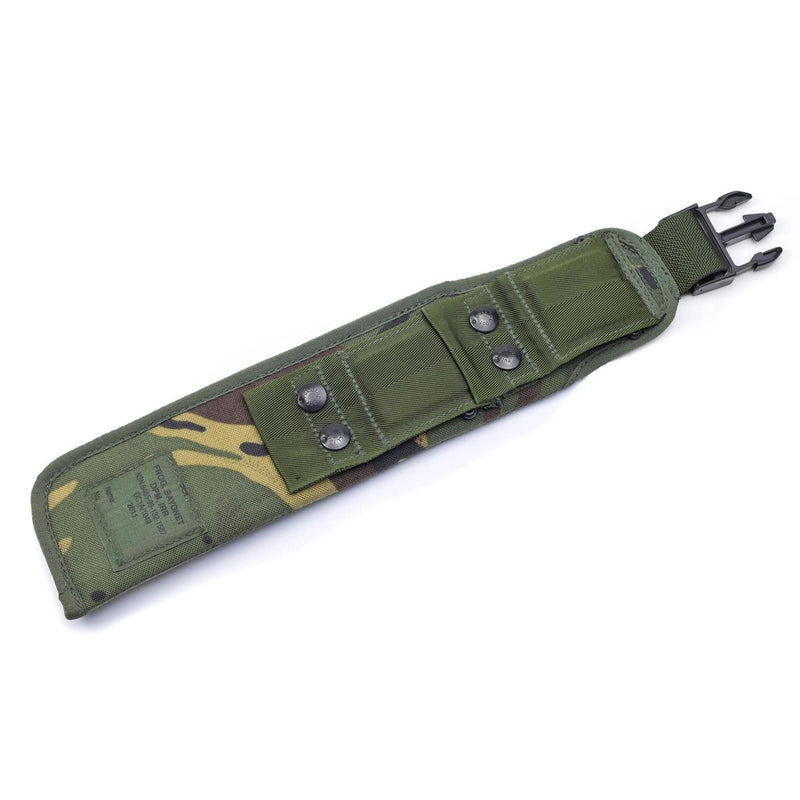 Original britische militärische taktische Messertasche Kampfscheide Camouflage Holster NEU