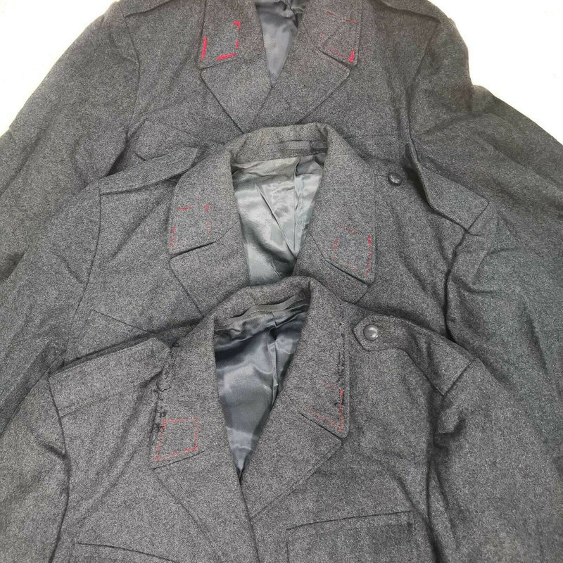 Echte Schweizer Armee Wolljacke Schweiz Militäruniform grau