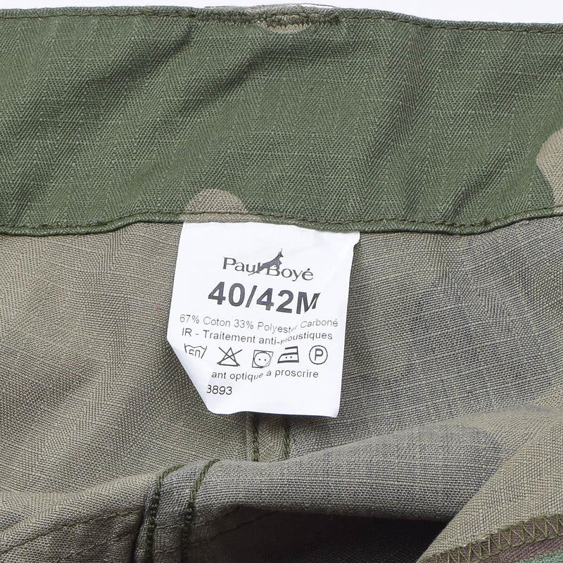 Original französische Militär-Cargohose CCE Camo Ripstop mit Mückenschutzbehandlung