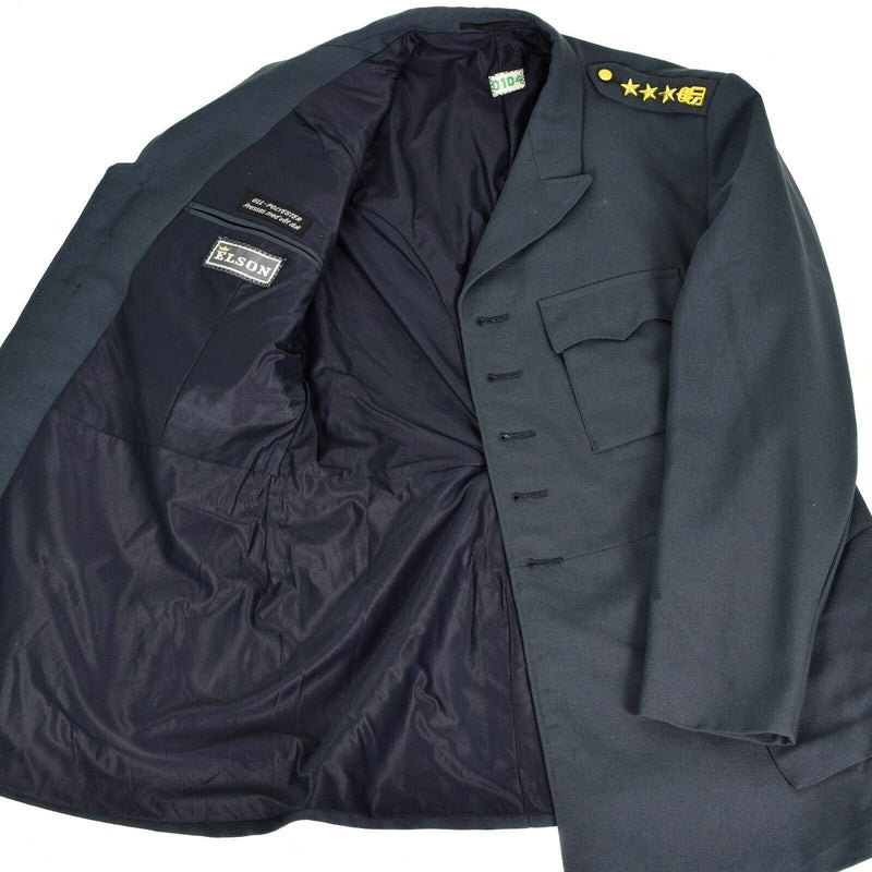 Echte schwedische Armee Infanterie blaue Paradeuniform Schweden Militäranzug Jacke