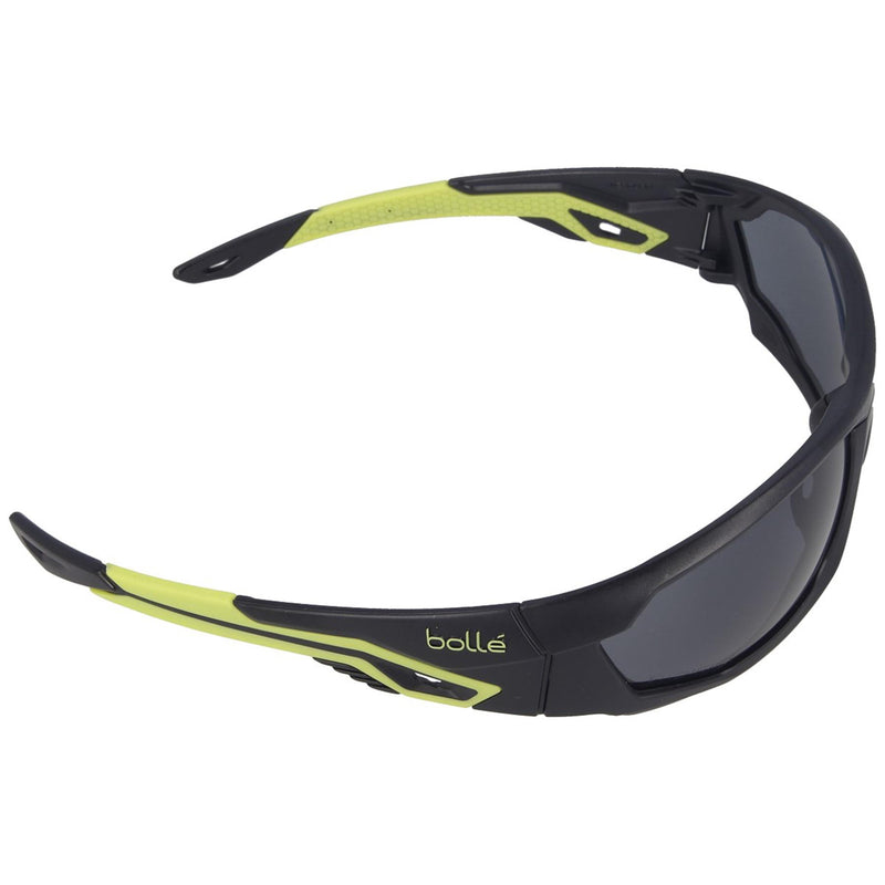 Bolle MERCURO Tactical Brille, grün-schwarzer Rahmen, polarisierte Gläser, UV-Schutz