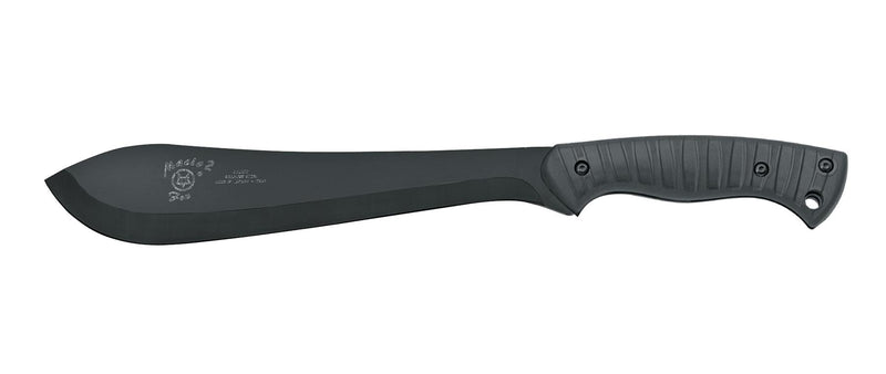 Fox Knives Brand Italy Macho 680T Machete aus rostfreiem Stahl schwarz Messer mit fester Klinge