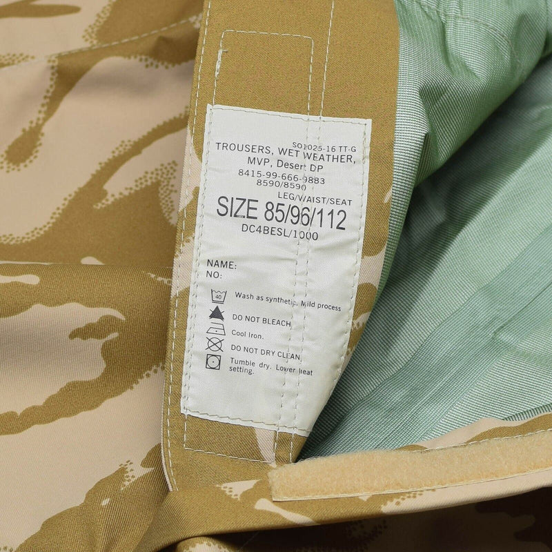 Echte britische Armeehose Kampfhose Militär wasserdicht Goretex NEU