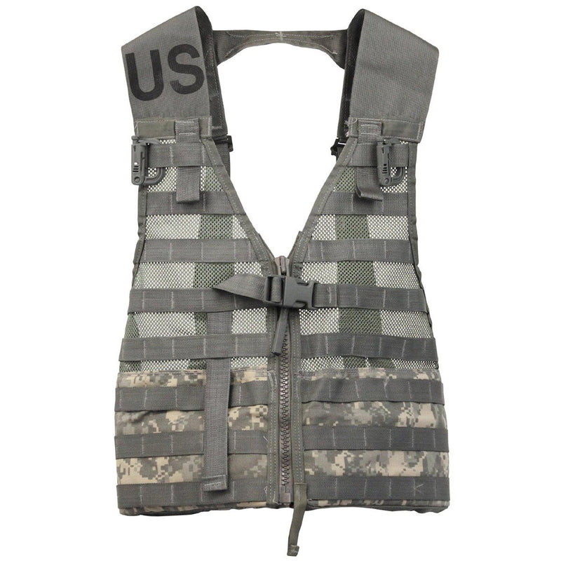 Original US Army Tactical Weste MOLLE II verstellbar Einheitsgröße Dunkelgrau