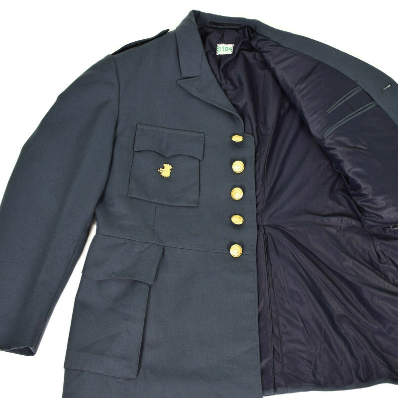 Echte schwedische Armee Infanterie blaue Paradeuniform Schweden Militäranzug Jacke