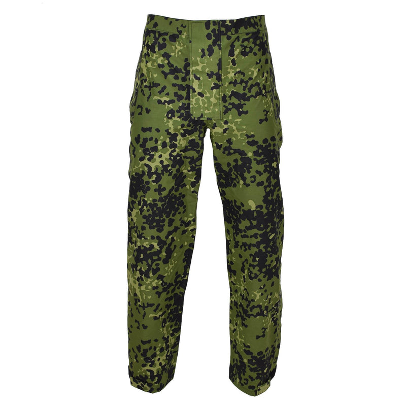 Original dänische Militär M84 Camouflage Regenhose wasserdichte Feldkampfhose