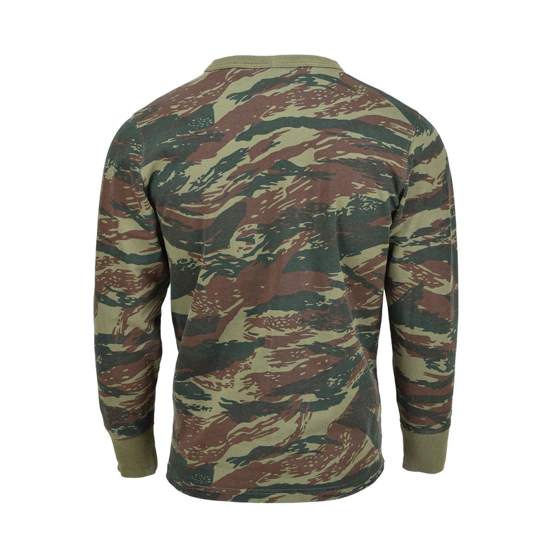 Original griechische Armee Sweatshirt Griechenland Militär Sportbekleidung Shirts Eidechsen Camouflage