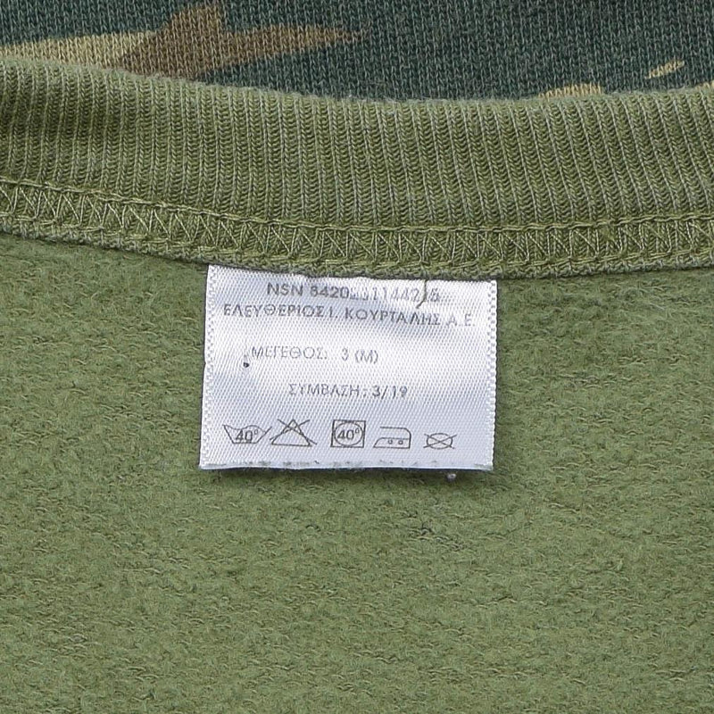 Original griechische Armee Sweatshirt Griechenland Militär Sportbekleidung Shirts Eidechsen Camouflage