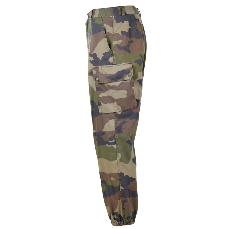 ECHTE KAMPFHOSE DER FRANZÖSISCHEN ARMEE F2 MILITÄRISCHE CCE CAMOUFLAGE CARGO FELDHOSE