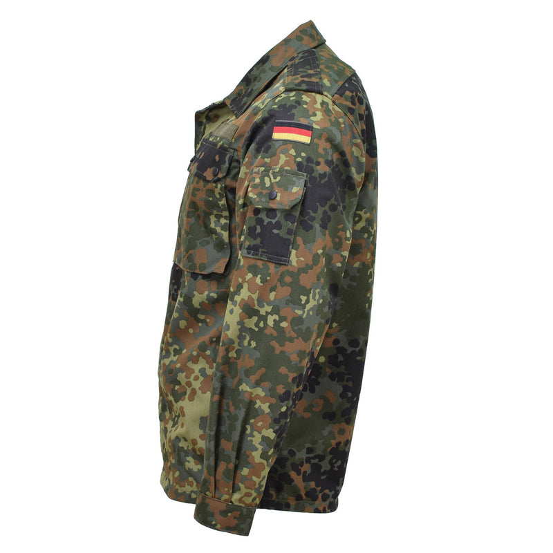 Leo Kohler taktische Militärhemden Flecktarn Camouflage leichte Kampf BW Jacke