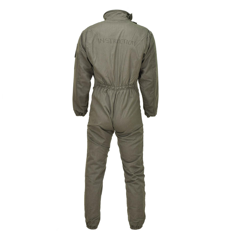 Original französischer Militär-Overall, Mechanikeranzug, Gummizug in der Taille, Oliv