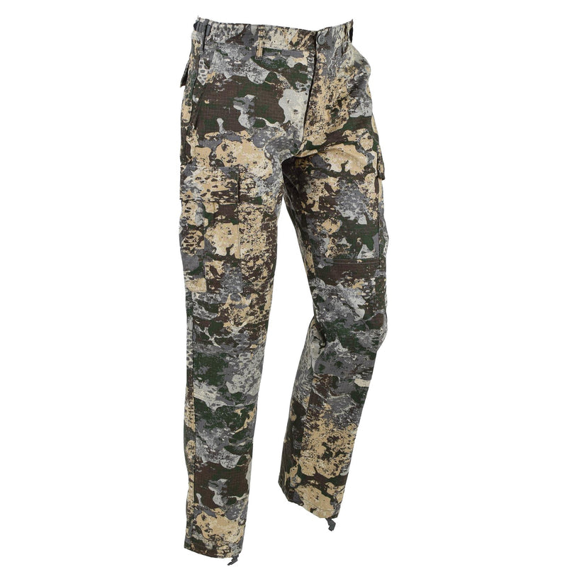 MIL-TEC Militär US BDU Feldhose R/S Hose Camouflage verstellbare Taille