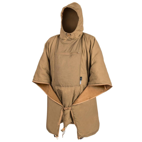 Helikon-Tex Swagman Rollponcho mit Kapuze, leichter Regenschutz, Hängemattenfutter