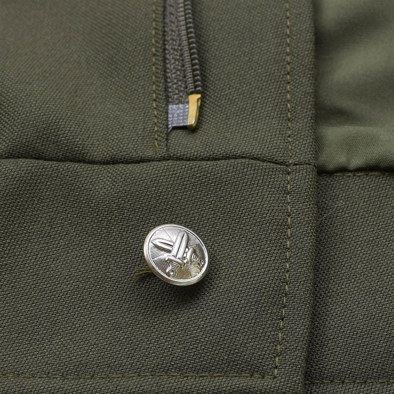 Original tschechische Militärbluse, Jacke, Feldtruppen, lässiger Armee-Blouson in Olivgrün, NEU