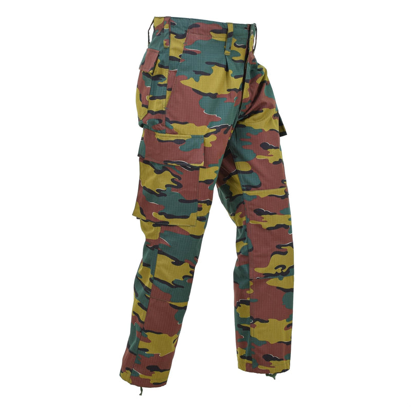 Original belgische Armee Feldkampfhose Ripstop Jigsaw Camouflage Hose NEU