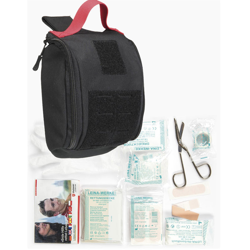 Mil-Tec Tactical First Aid Kit Mole type schwarze Sanitätstasche IFAK 25-teilige Tasche