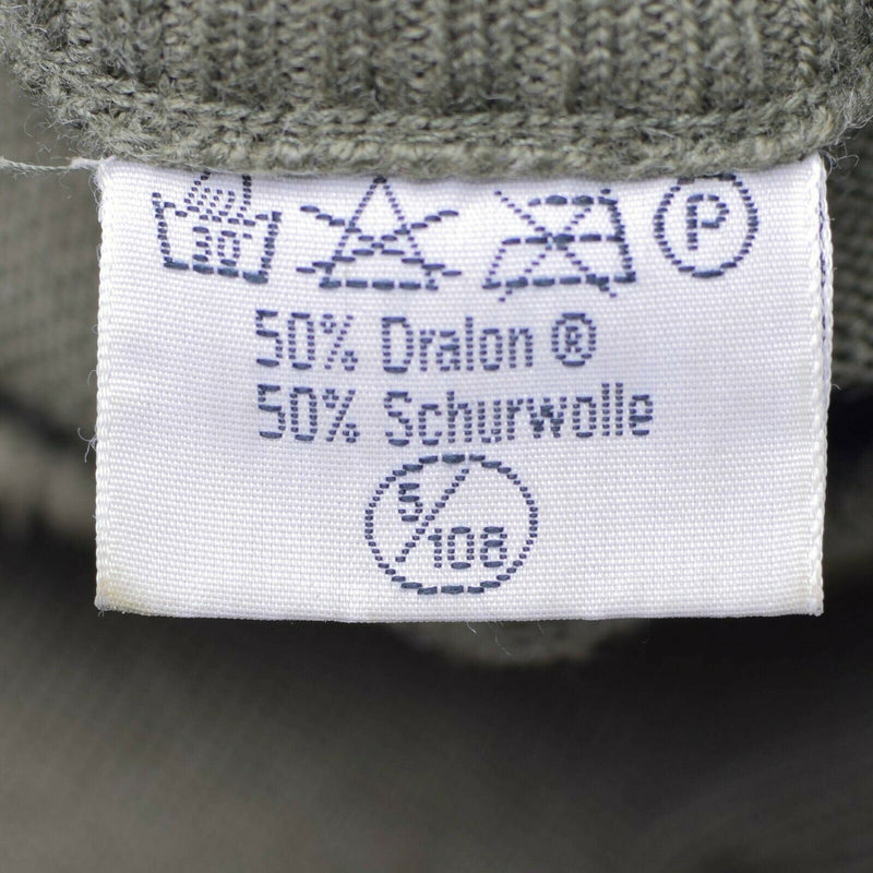 Original Österreichisches Bundesheer Pullover Kommando Olive OD Wollpullover NEU