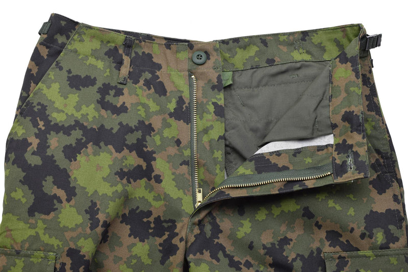 MFH Kampfhose, verstellbare Taille, strapazierfähige BDU-Hose M05, finnisches Tarnmuster