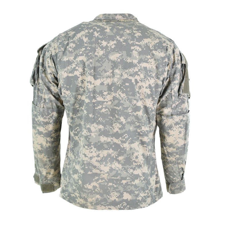 Echte US Army Truppen Feldjacke BDU digital ACU Camouflage Shirts Militärausgabe