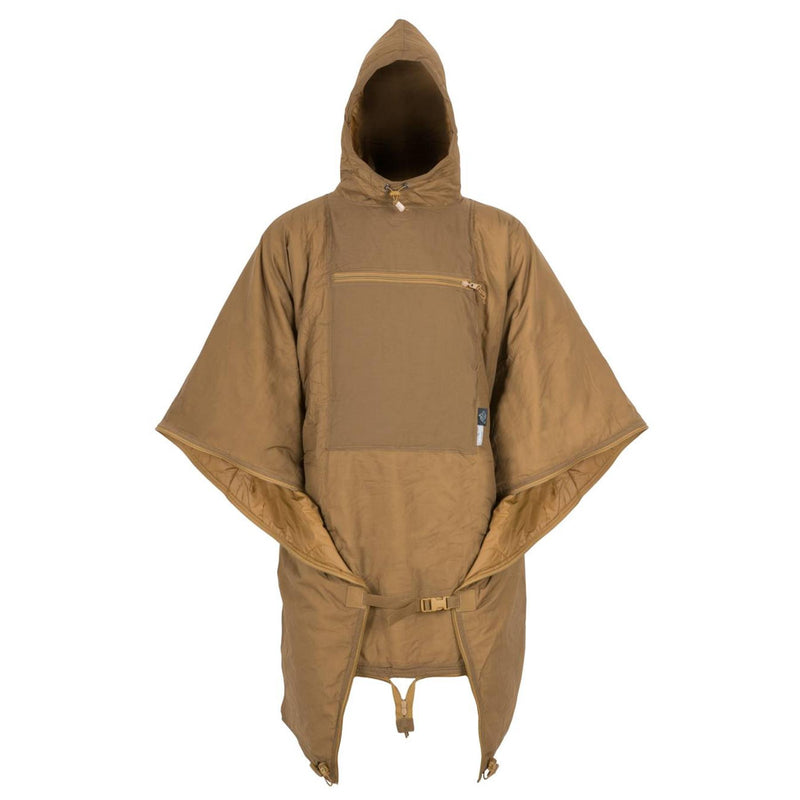 Helikon-Tex Swagman Rollponcho mit Kapuze, leichter Regenschutz, Hängemattenfutter