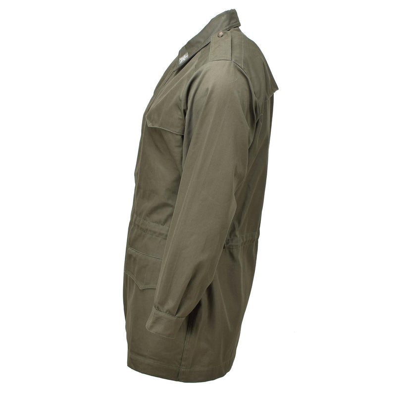 Original italienischer Militärparka, herausnehmbare gesteppte Feldjacke, oliv NEU