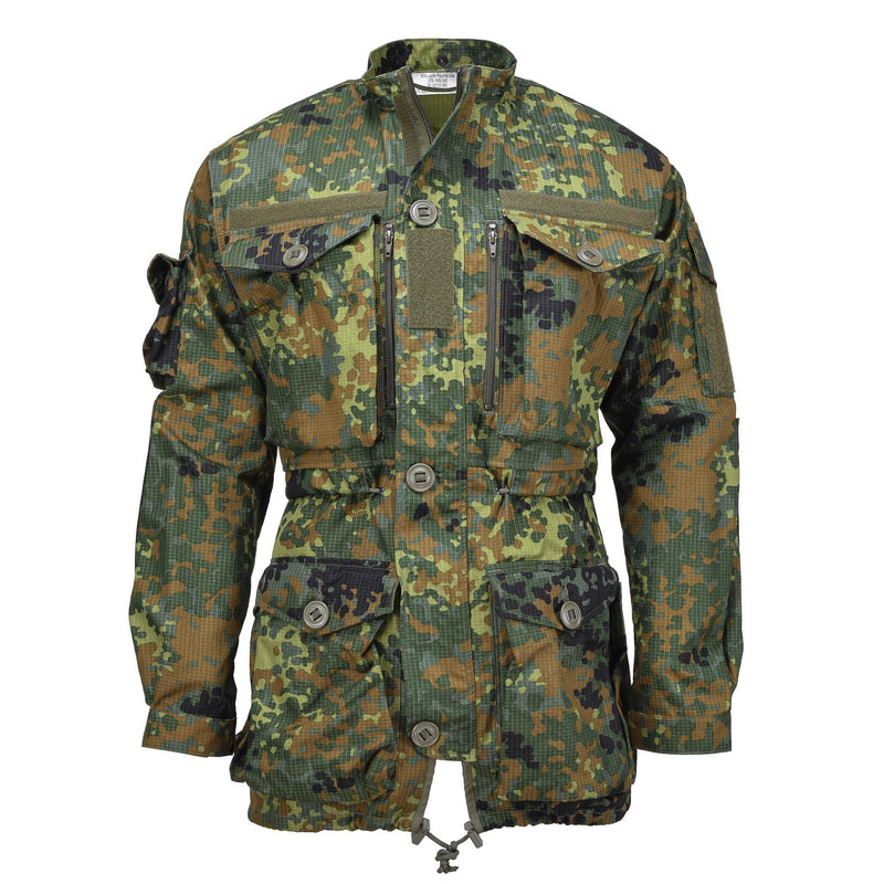 Leo Kohler Militär Ripstop Smock Jacke Flecktarn Camouflage Tactical Cordura