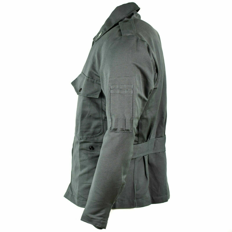 Original italienische Armee-graue Jacke Air Force Militär BDU Überschussausgabe Hemd