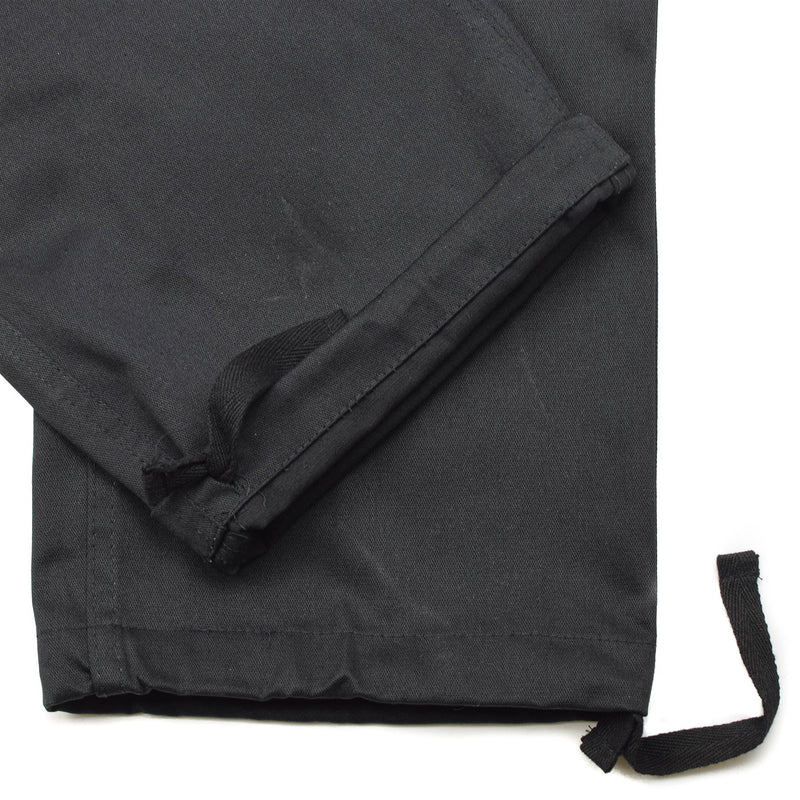 Deutsche Moleskinhose im Militärstil strapazierfähige schwarze Kampfuniformhose NEU