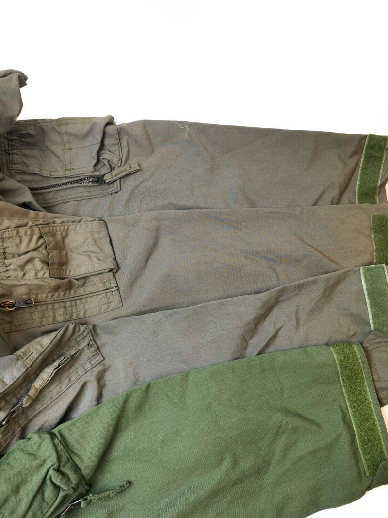 Original niederländische Armee Overall Aramid Kohlefaser Fluganzug Pilot Kampfjet Grün