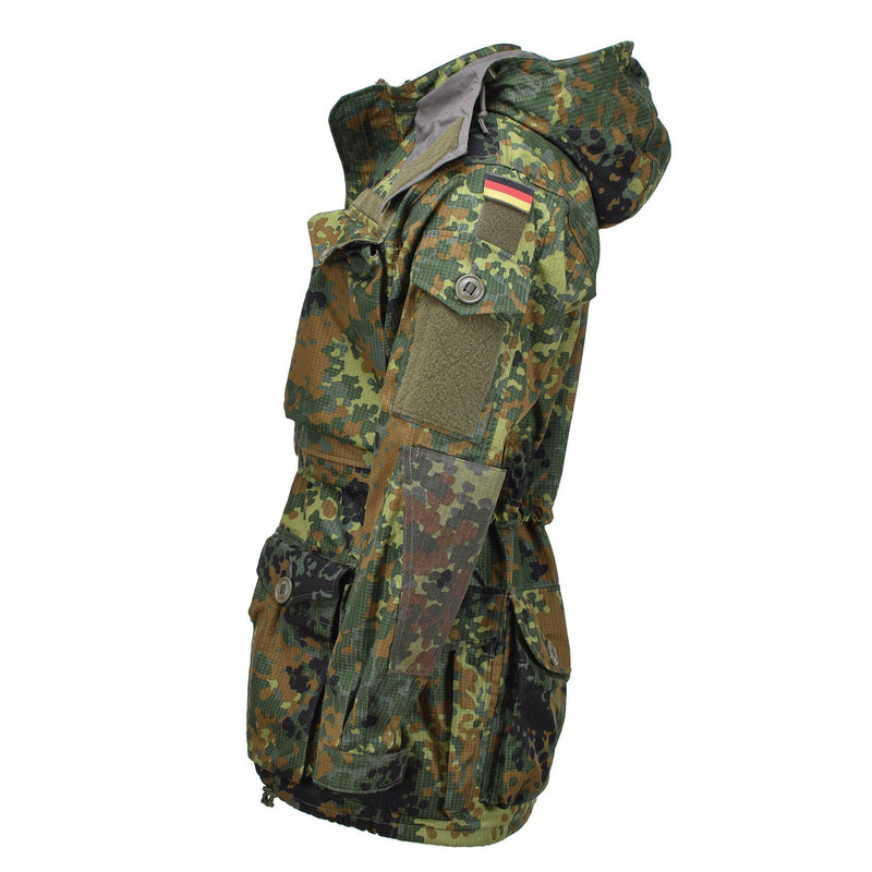 Leo Kohler Militär Ripstop Smock Jacke Flecktarn Camouflage Tactical Cordura