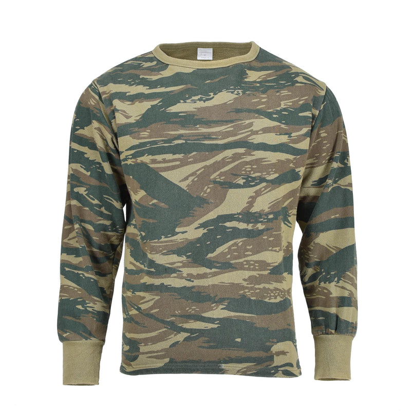 Original griechische Armee Sweatshirt Griechenland Militär Sportbekleidung Shirts Eidechsen Camouflage