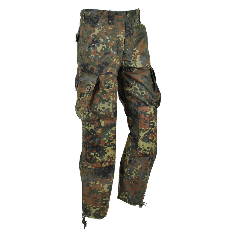 Mil-Tec Brand Militärische Flecktarn-BDU-Kommandohose, leichtes Ripstop