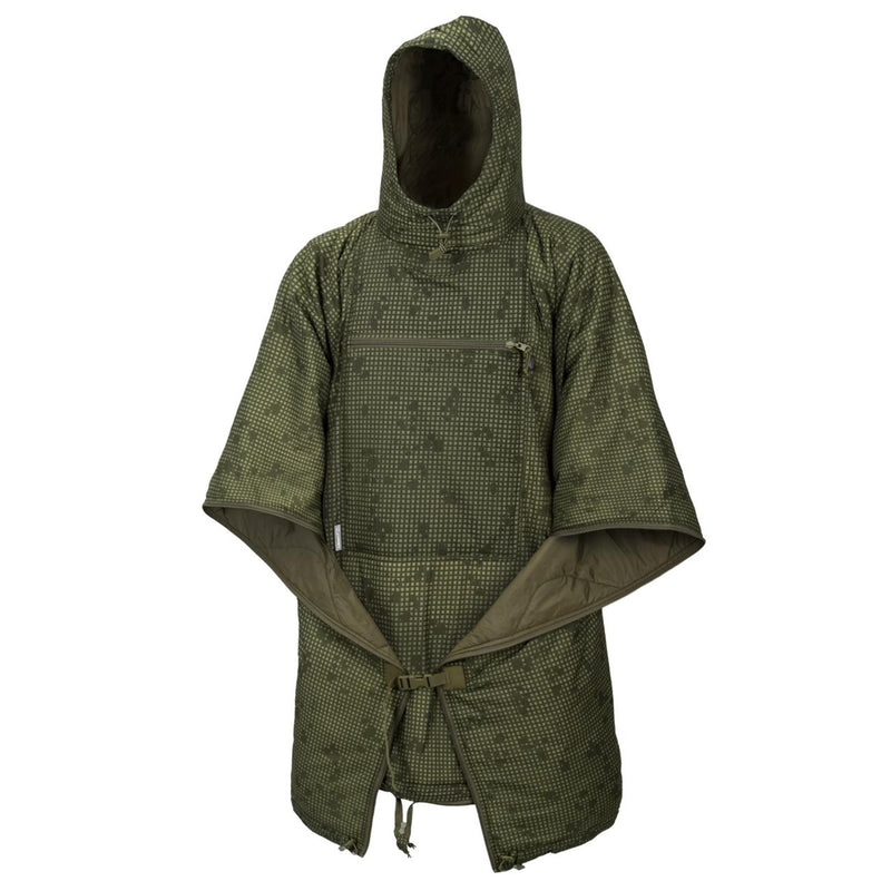 Helikon-Tex Swagman Rollponcho mit Kapuze, leichter Regenschutz, Hängemattenfutter