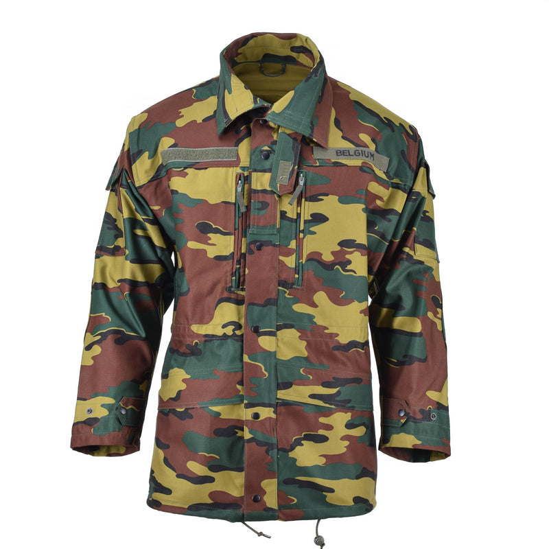 Original belgische Militärjacke, taktische Truppen, Felduniform, Puzzle, Seyntex