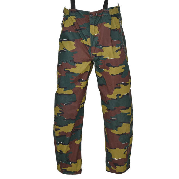 Original belgische Militär wasserdichte Hose Jigsaw Camo Seyntex Regenhose