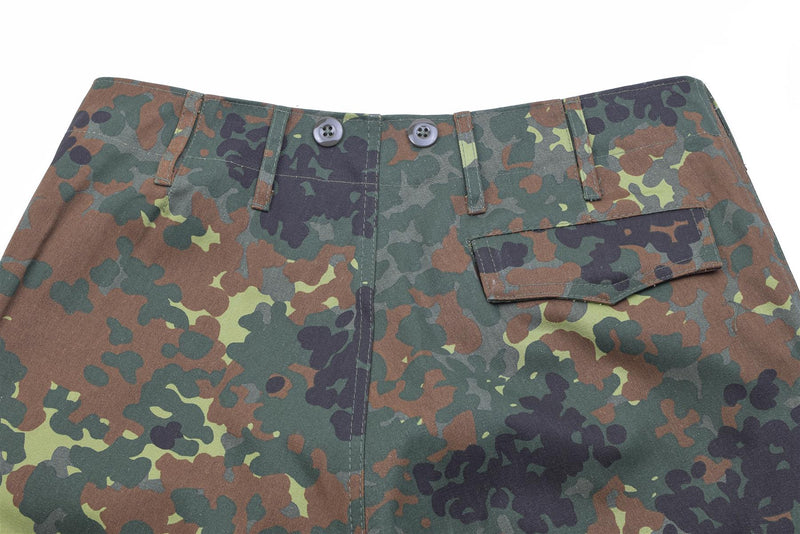 Deutsche Feld-Cargohose im Militärstil Flecktarn Camouflage Kampfhose Armee ACU Hose