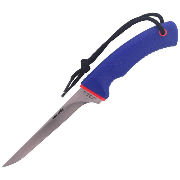 Fox Knives BF-CL 16 Filetiermesser satiniert 420C Stahl PP TPR blau Griffscheide