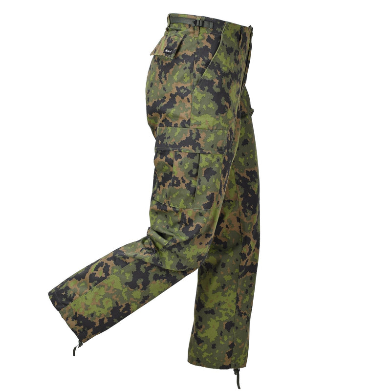 MFH Kampfhose, verstellbare Taille, strapazierfähige BDU-Hose M05, finnisches Tarnmuster