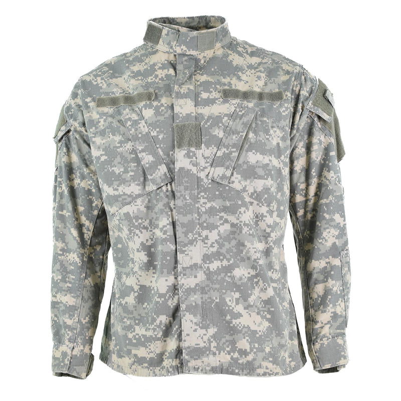 Echte US Army Truppen Feldjacke BDU digital ACU Camouflage Shirts Militärausgabe