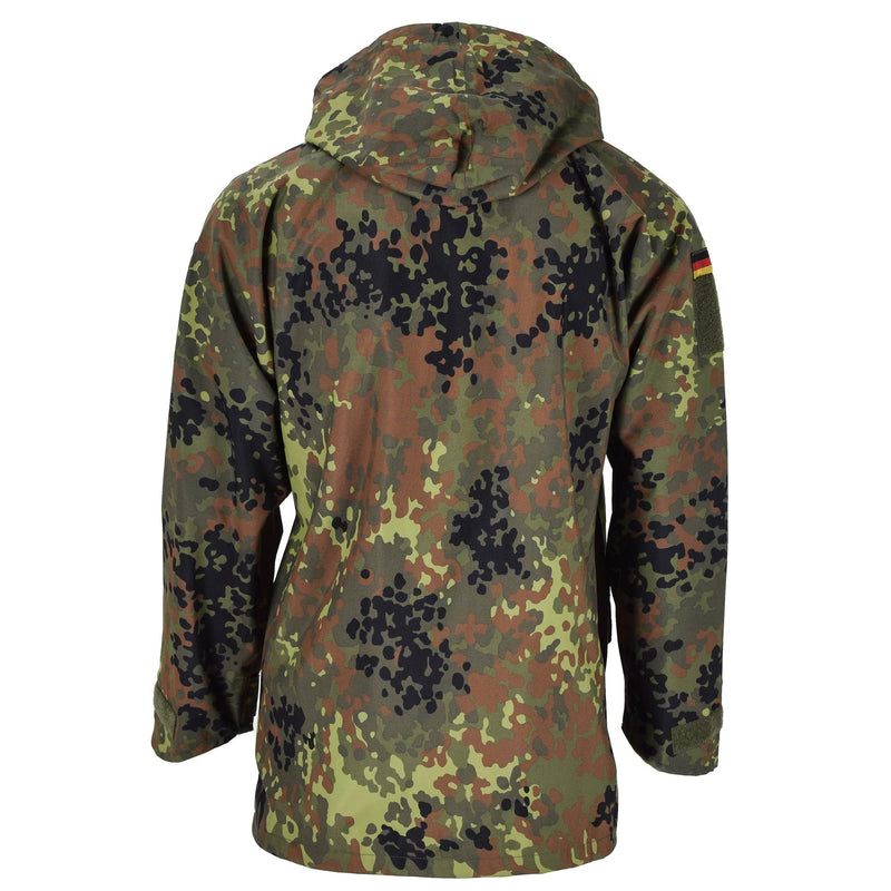 Mil-Tec Marke Bundeswehr Feldjacke GoreTex Flecktarn camo wasserdicht Regen