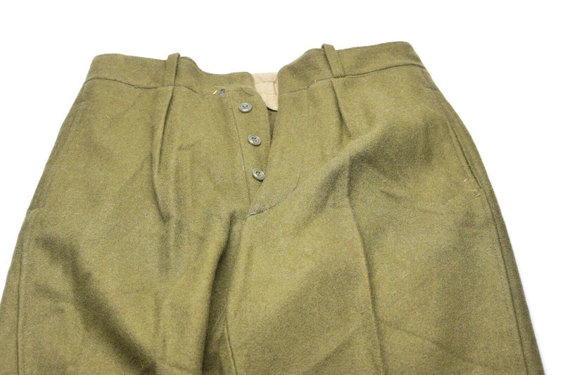 Echte rumänische Armee Wolle Feldhose Kampfhose Khaki OD Green Romania