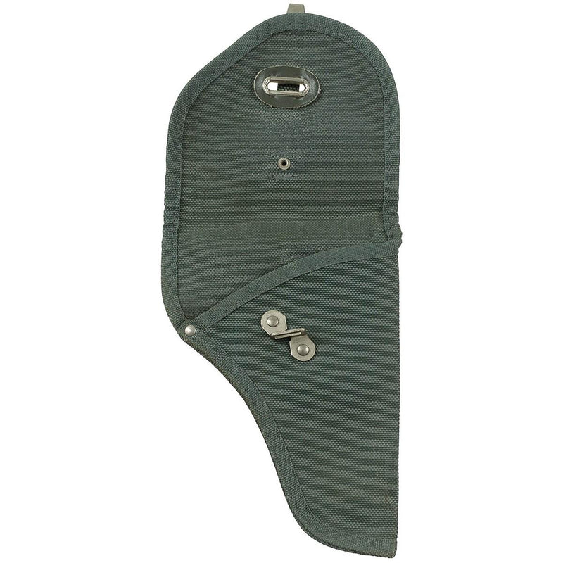 Original italienisches Militär Pistolenholster Canvas grau verstellbarer Halt kompakte Waffe