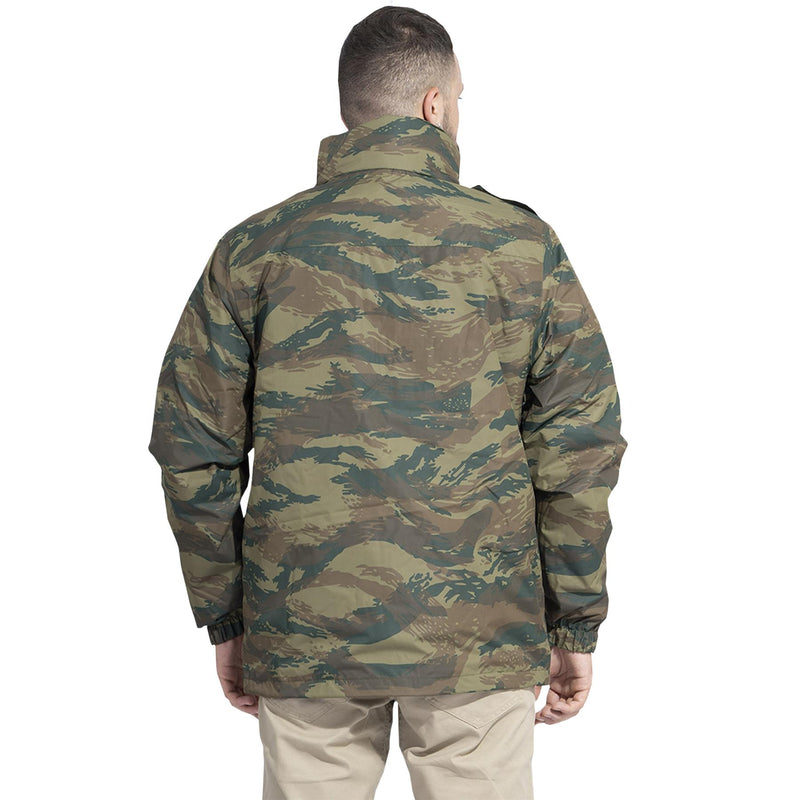 PENTAGON GEN V3.0 Griechische Militärjacke mit Eidechsen-Tarnmuster, wasserdicht, warm, für den Winter