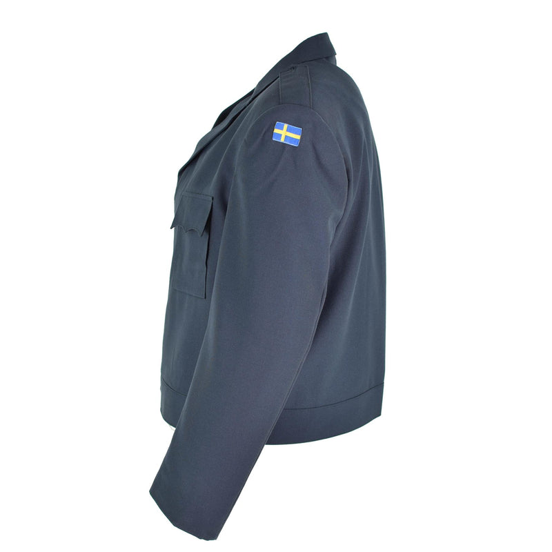 Original schwedische Luftstreitkräfte Jacke blau Parade Uniform Anzug Oberteil Militär Überschuss