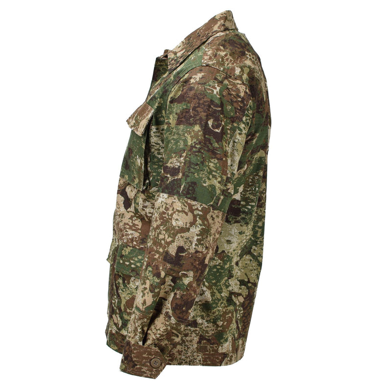 MIL-TEC Militär US BDU Feldtaktikjacke R/S Camouflage Uniform Ripstop