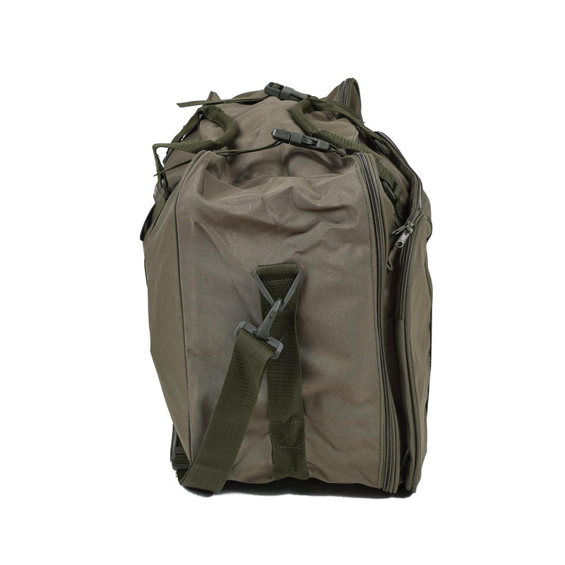 Original italienische Armee Reisetasche, 60 l, Esercito-Logo, verstellbare Riemen, Olivgrün