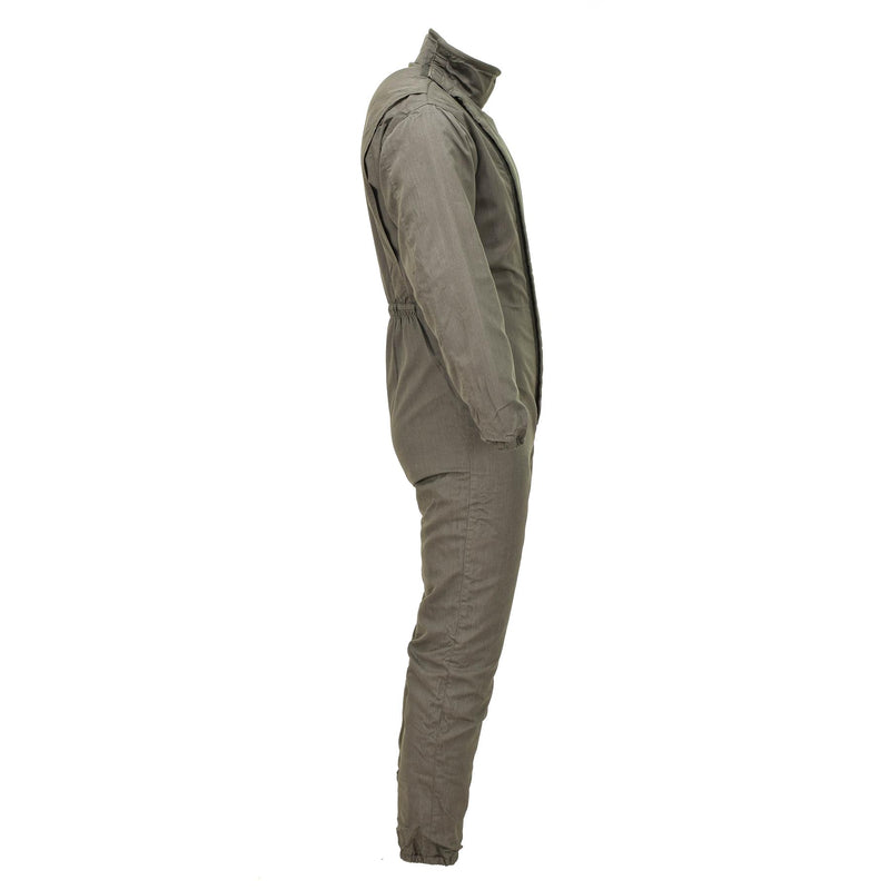 Original französischer Militär-Overall, Mechanikeranzug, Gummizug in der Taille, Oliv