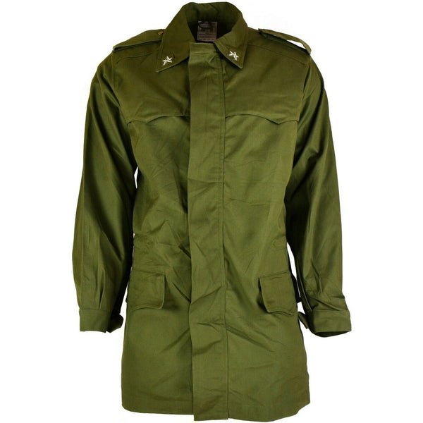 Original italienische Armee olivgrüner Parka Militärjacke BDU Überschussausgabe Mantel